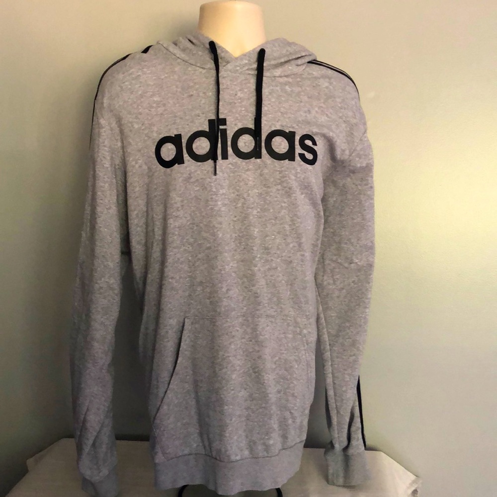 Grey Adidas hoodie